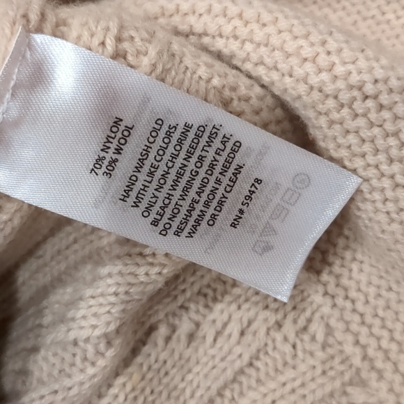 Telluride Clothing Co. 2 Way Zip Wool Blend Cardigan Hooded Sweater Size Medium - Picture 5 of 5